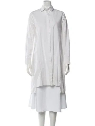 Pre-owned Acne Studios Long Sleeve Button-up Top In White