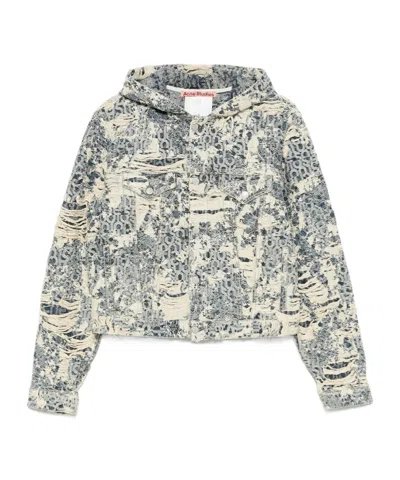 Acne Studios Long Sleeve Casual Jacket In Multi