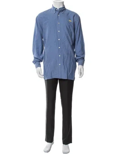 Pre-owned Acne Studios Long Sleeve Denim Shirt In Blue