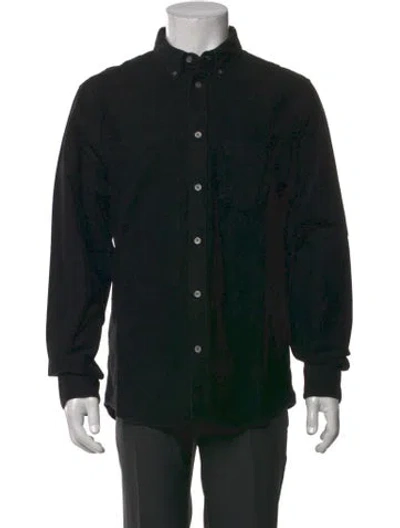 Pre-owned Acne Studios Long Sleeve Dress Shirt In Black