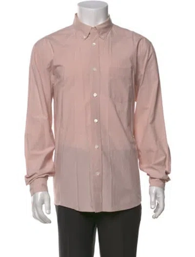 Pre-owned Acne Studios Long Sleeve Dress Shirt In Pink