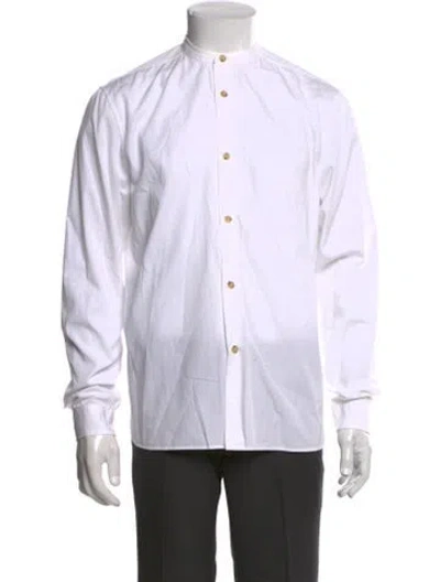 Pre-owned Acne Studios Long Sleeve Dress Shirt In White