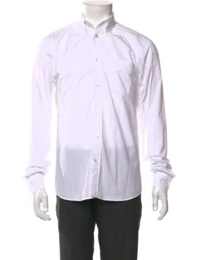 Pre-owned Acne Studios Long Sleeve Dress Shirt In White