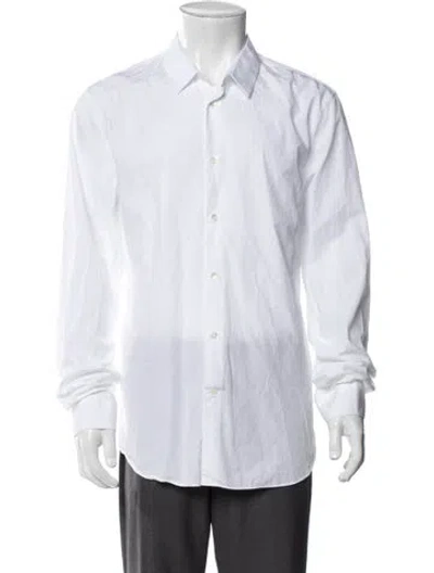 Pre-owned Acne Studios Long Sleeve Dress Shirt In White