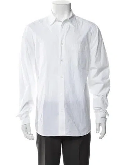Pre-owned Acne Studios Long Sleeve Dress Shirt In White