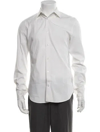 Pre-owned Acne Studios Long Sleeve Dress Shirt In White