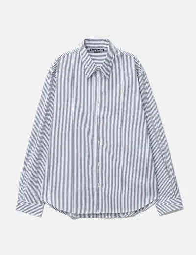 ACNE STUDIOS LONG SLEEVE FACE SHIRT