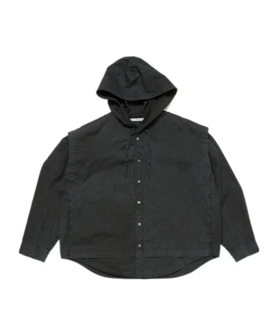Acne Studios Long Sleeve Hoodies In Black