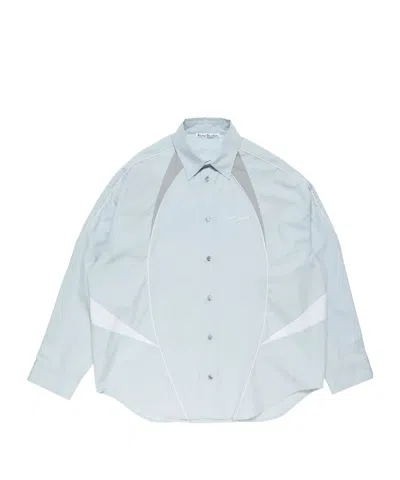 Acne Studios Long Sleeve Shirt In Blue