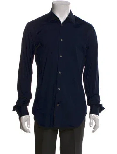 Pre-owned Acne Studios Long Sleeve Shirt In Blue