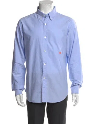 Pre-owned Acne Studios Long Sleeve Shirt In Blue
