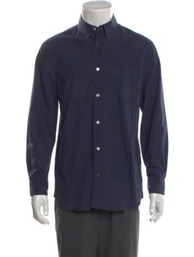 Pre-owned Acne Studios Long Sleeve Shirt In Blue