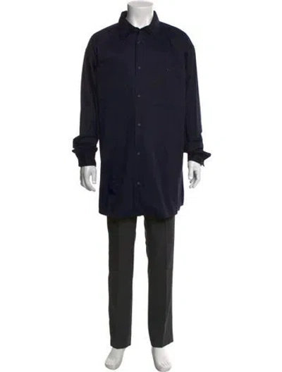 Pre-owned Acne Studios Long Sleeve Shirt In Blue