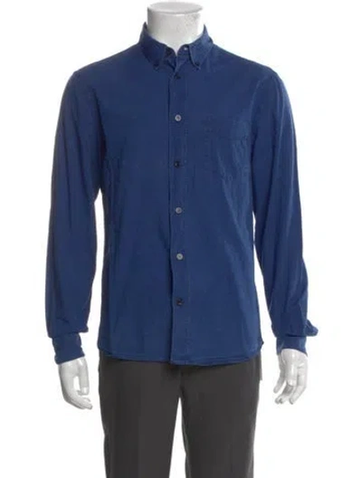 Pre-owned Acne Studios Long Sleeve Shirt In Blue