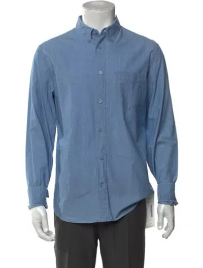 Pre-owned Acne Studios Long Sleeve Shirt In Blue