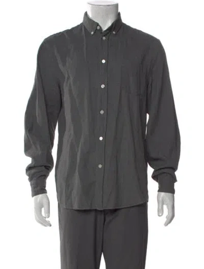 Pre-owned Acne Studios Long Sleeve Shirt In Gray