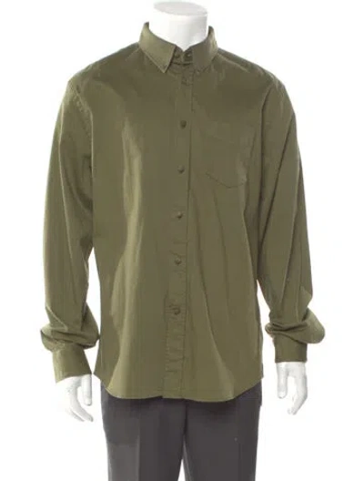 Pre-owned Acne Studios Long Sleeve Shirt In Green