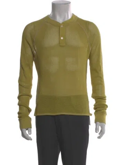 Pre-owned Acne Studios Long Sleeve Shirt In Green