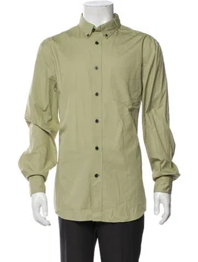 Pre-owned Acne Studios Long Sleeve Shirt In Green