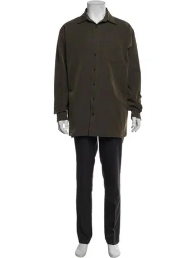 Pre-owned Acne Studios Long Sleeve Shirt In Green