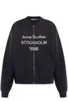 Acne Studios Long Sleeve Sweatshirt In Blue