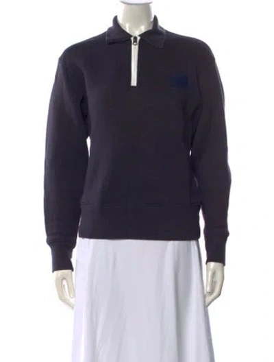 Pre-owned Acne Studios Long Sleeve Sweatshirt In Blue