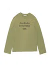 Acne Studios Long Sleeve T-shirt  Olive Green In Green