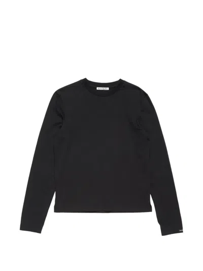 Acne Studios Long-sleeve Top In Black