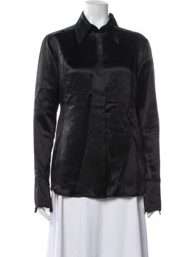 Pre-owned Acne Studios Long Sleeve Top In Black