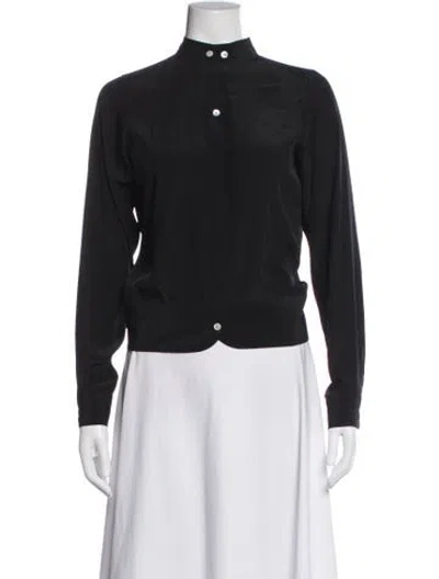 Pre-owned Acne Studios Long Sleeve Top In Black