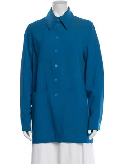 Pre-owned Acne Studios Long Sleeve Top In Blue