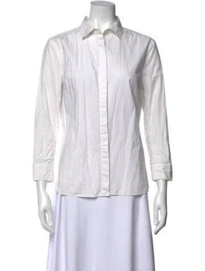Pre-owned Acne Studios Long Sleeve Top In White