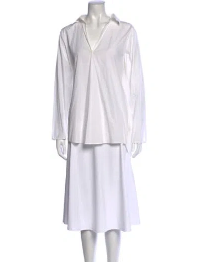 Pre-owned Acne Studios Long Sleeve Top In White