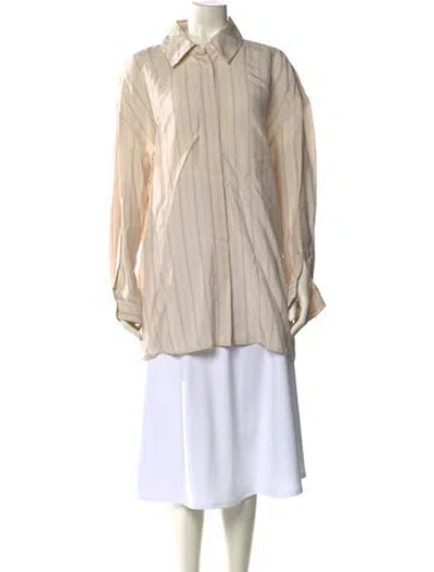 Pre-owned Acne Studios Long Sleeve Tunic In Neutral