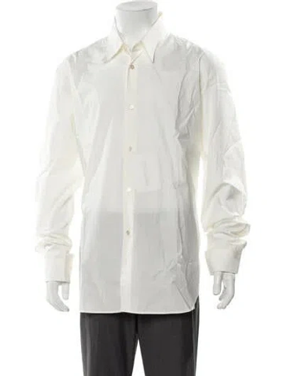 Pre-owned Acne Studios Long Sleeve Tuxedo Shirt In Neutral