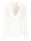 Acne Studios Women Long-sleeved Blouse In White