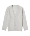 Acne Studios Long-sleeved Cardigan In White