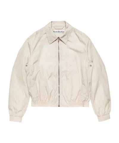 Acne Studios Long-sleeved Casual Jacket In Neutral