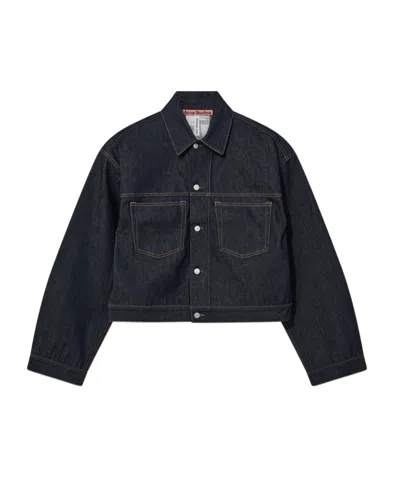 Acne Studios Marko U Denim Jacket In Indigoblue