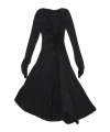 Acne Studios Long-sleeved Dress In Black