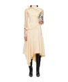 Acne Studios Long-sleeved Dress In Nude