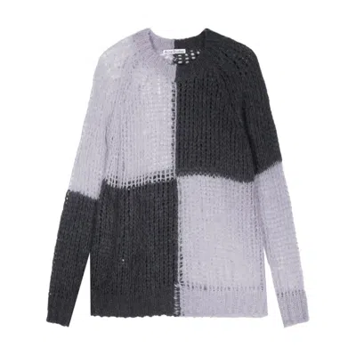 Acne Studios Wide-knit Mesh Shirt In Multicolor