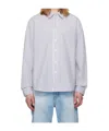 Acne Studios Long-sleeved Shirt In White