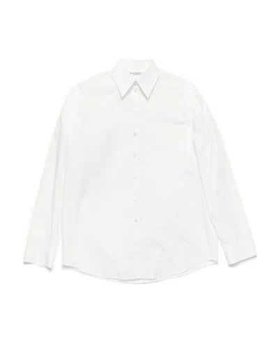 Acne Studios Long-sleeved Shirt In White