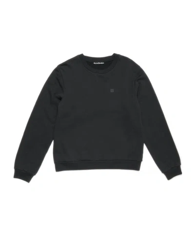Acne Studios Long-sleeved Sweater In Black