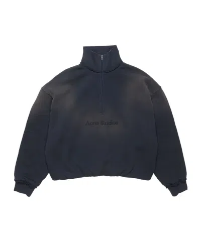 Acne Studios Long-sleeved Sweater In Black