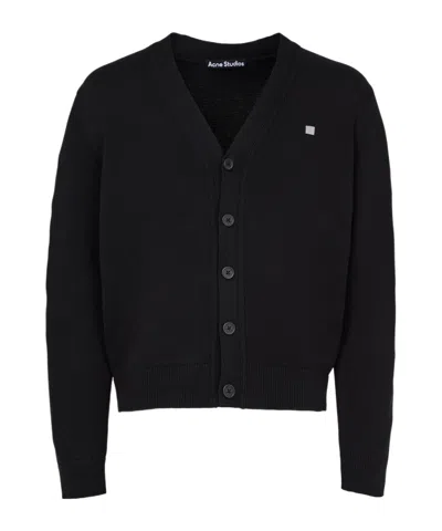 Acne Studios Long-sleeved Sweater In Black