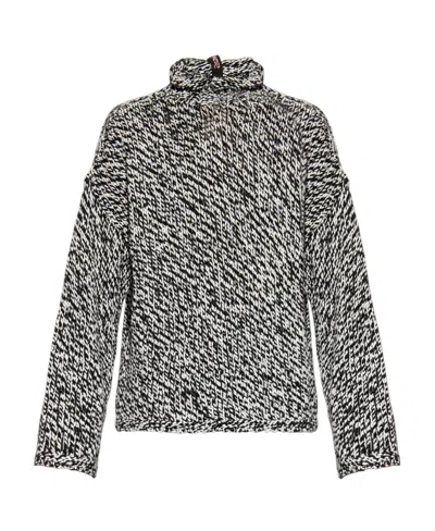Acne Studios Long-sleeved Sweater In Black