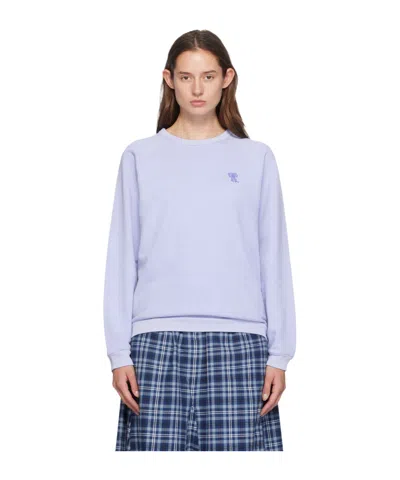Acne Studios Long-sleeved Sweater In Blue