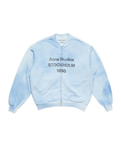 Acne Studios Long-sleeved Sweater In Blue